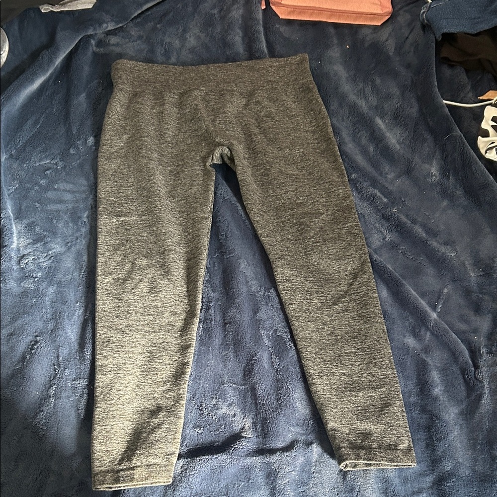 Gray Kids Leggings